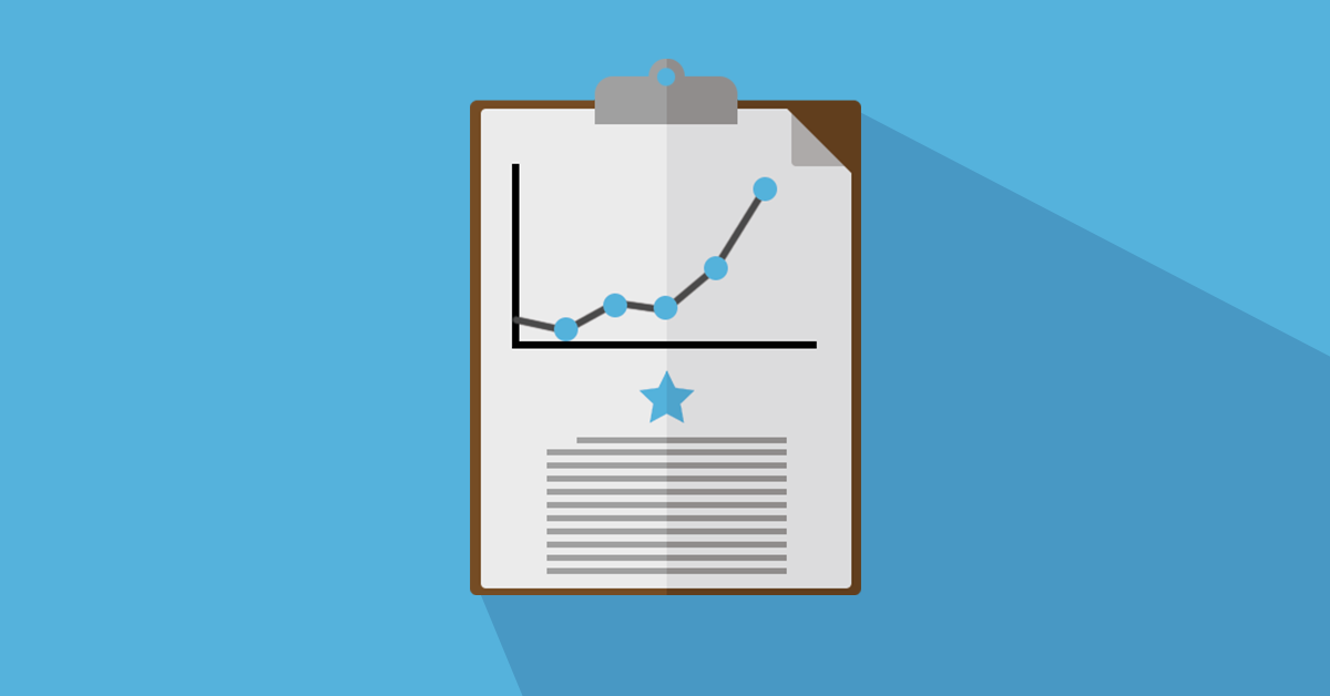 successful data report vector icon