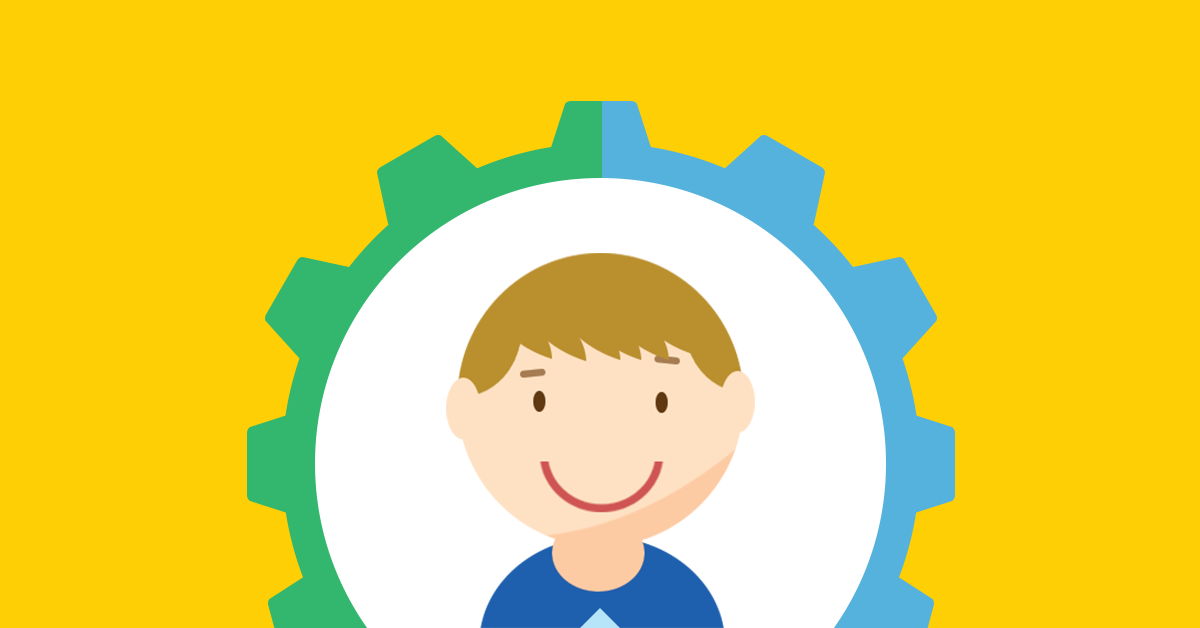 customized to child vector icon