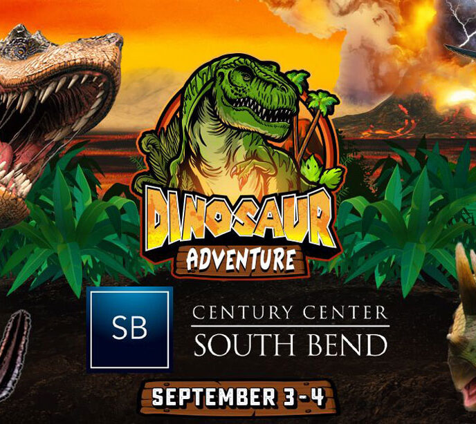 Dinosaur Adventure Poster for September 3 - 4
